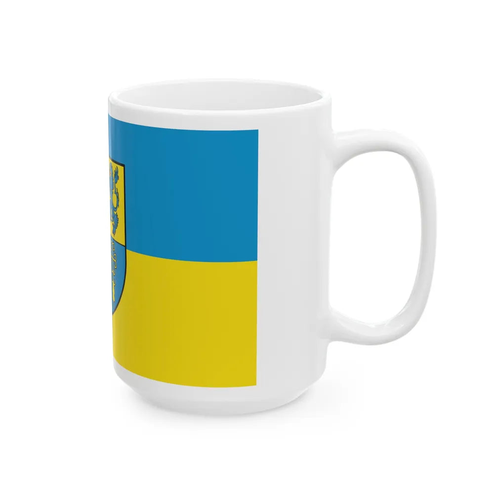 Flag of Altmarkkreis Salzwedel Germany - White Coffee Mug-Go Mug Yourself