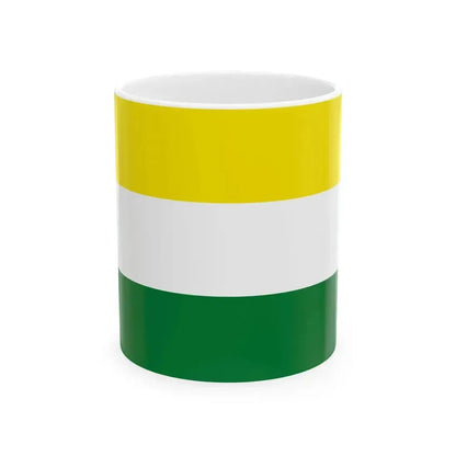 Flag of Alto Beni Bolivia (Bolivia) White Coffee Mug 11oz - Go Mug Yourself