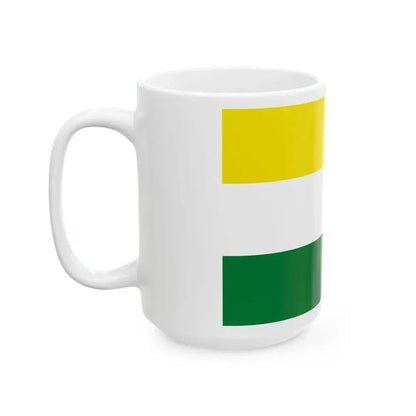 Flag of Alto Beni Bolivia (Bolivia) White Coffee Mug - Go Mug Yourself