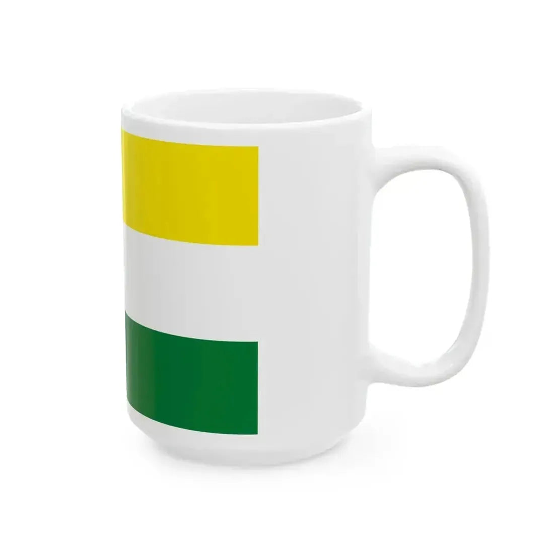 Flag of Alto Beni Bolivia (Bolivia) White Coffee Mug - Go Mug Yourself