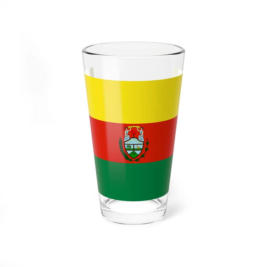 Flag of Alto Peru 1828-1829 (Bolivia) Pint Glass 16oz 16oz - Go Mug Yourself