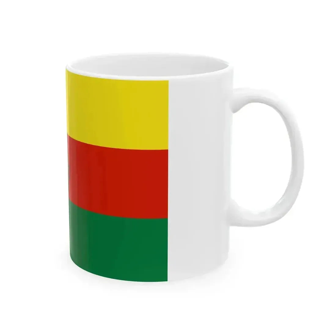 Flag of Alto Peru 1828-1829 (Bolivia) White Coffee Mug - Go Mug Yourself