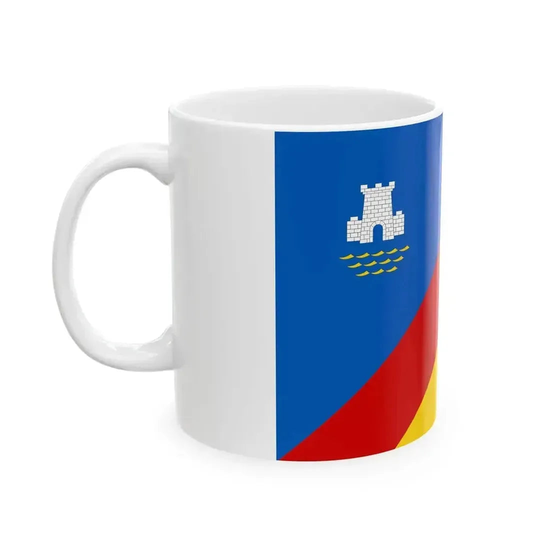 Flag of Alushta (Russia) White Coffee Mug - Go Mug Yourself