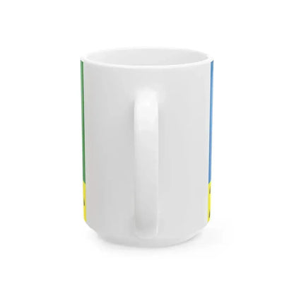 Flag of Alyabevsky Yugra (Russia) White Coffee Mug - Go Mug Yourself