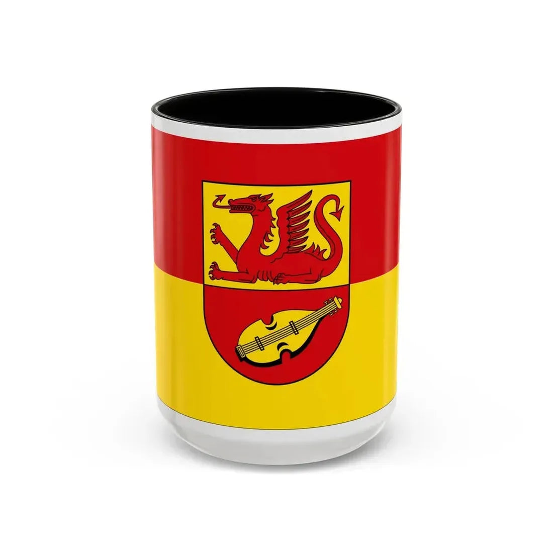 Flag of Alzey Worms Germany - Accent Coffee Mug - Go Mug Yourself