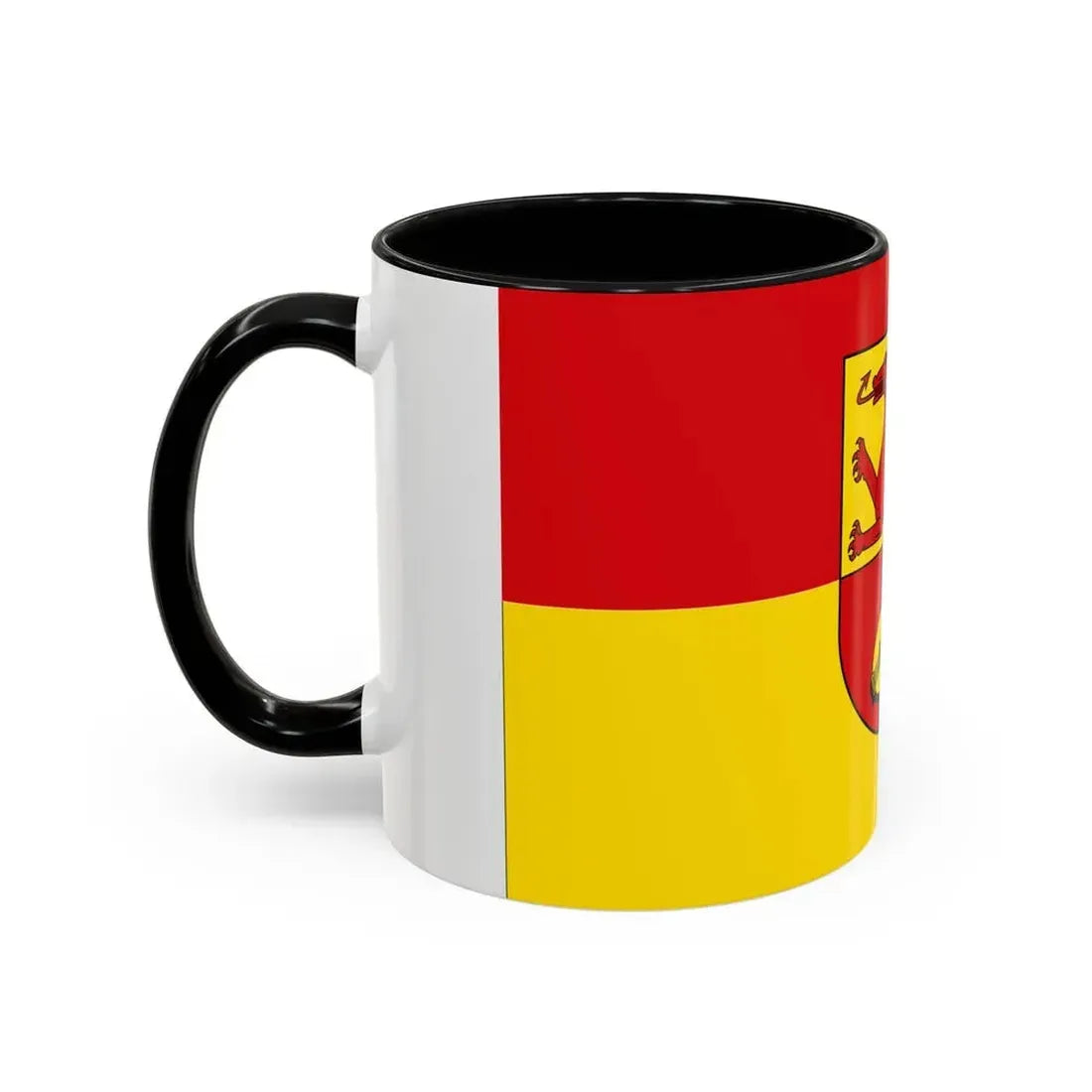 Flag of Alzey Worms Germany - Accent Coffee Mug - Go Mug Yourself