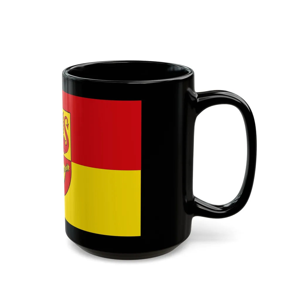 Flag of Alzey Worms Germany - Black Coffee Mug-Go Mug Yourself