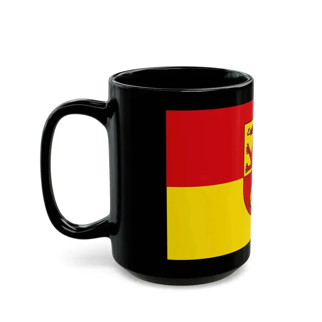 Flag of Alzey Worms Germany - Black Coffee Mug - Go Mug Yourself