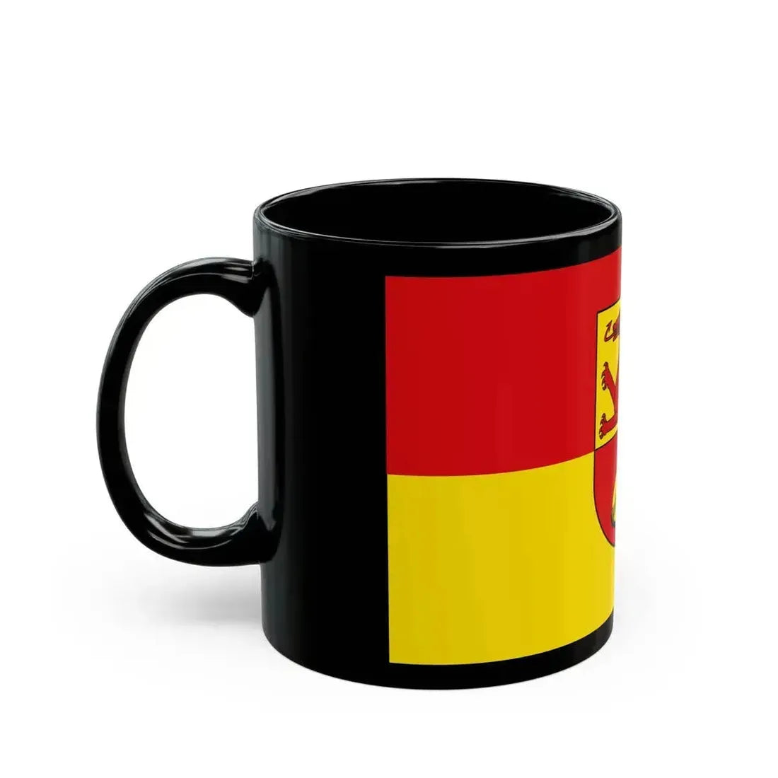 Flag of Alzey Worms Germany - Black Coffee Mug - Go Mug Yourself