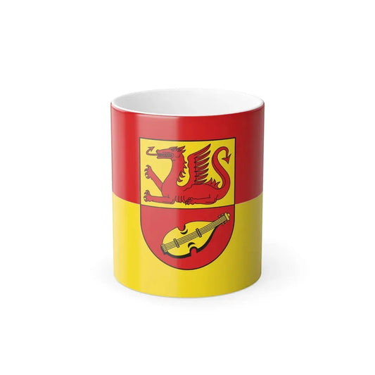 Flag of Alzey Worms Germany - Color Changing Coffee Mug 11oz - Go Mug Yourself
