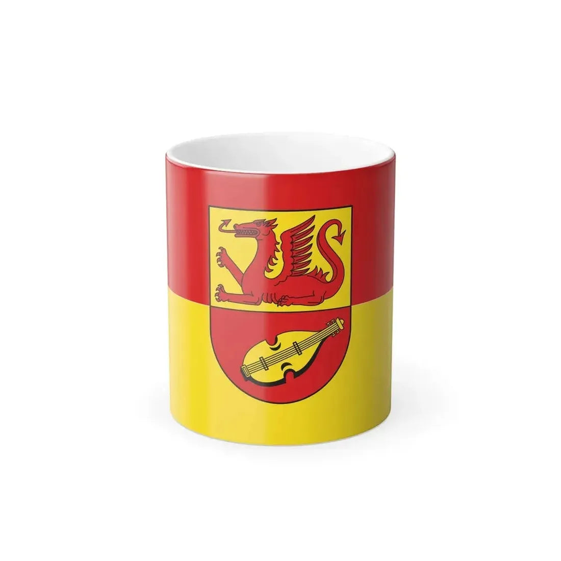 Flag of Alzey Worms Germany - Color Changing Coffee Mug 11oz - Go Mug Yourself