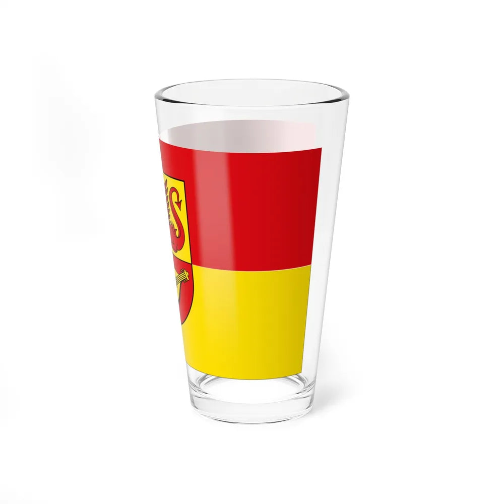 Flag of Alzey Worms Germany - Pint Glass 16oz-Go Mug Yourself