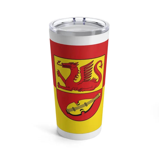 Flag of Alzey Worms Germany - Tumbler 20oz 20oz - Go Mug Yourself