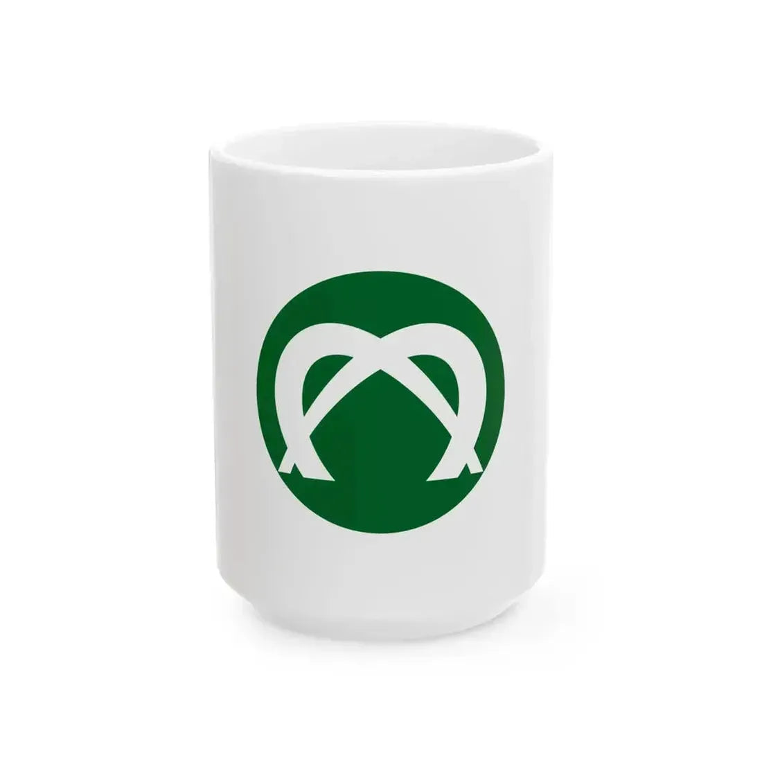 Flag of Ama Aichi (Japan) White Coffee Mug 15oz - Go Mug Yourself