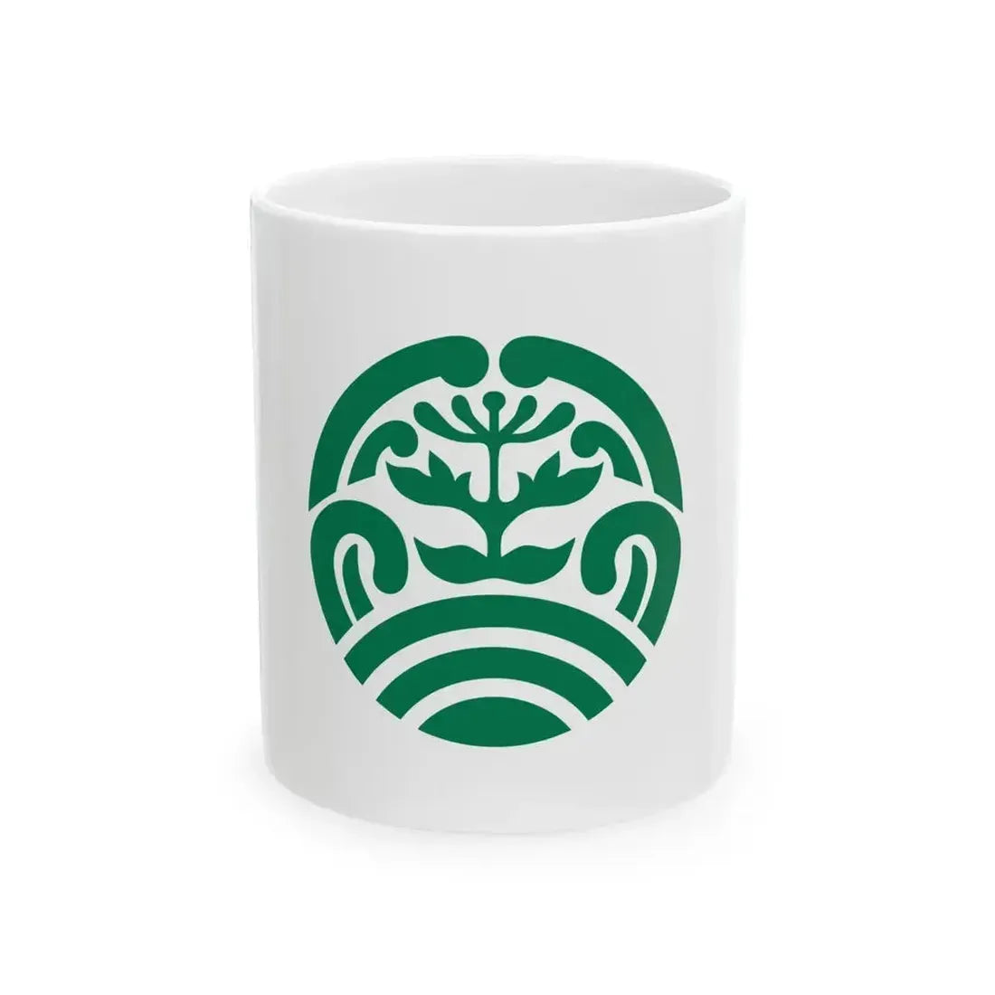 Flag of Ama Shimane (Japan) White Coffee Mug 11oz - Go Mug Yourself