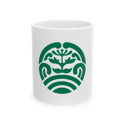 Flag of Ama Shimane (Japan) White Coffee Mug 11oz - Go Mug Yourself