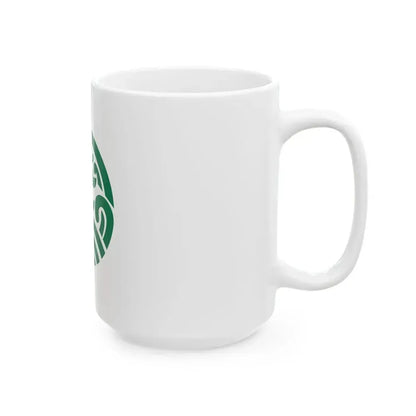 Flag of Ama Shimane (Japan) White Coffee Mug - Go Mug Yourself