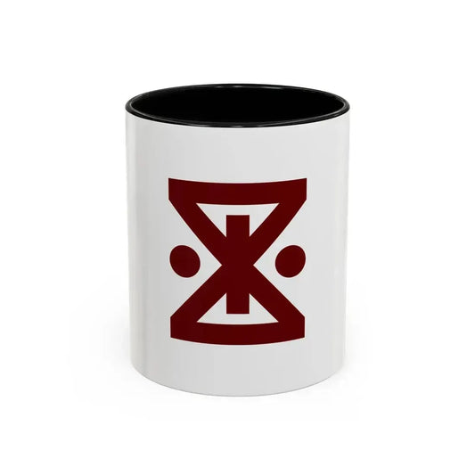 Flag of Amagasaki Hyogo Japan - Accent Coffee Mug 11oz Black - Go Mug Yourself