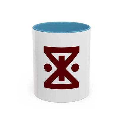 Flag of Amagasaki Hyogo Japan - Accent Coffee Mug 11oz Light Blue - Go Mug Yourself