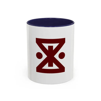 Flag of Amagasaki Hyogo Japan - Accent Coffee Mug 11oz Navy - Go Mug Yourself