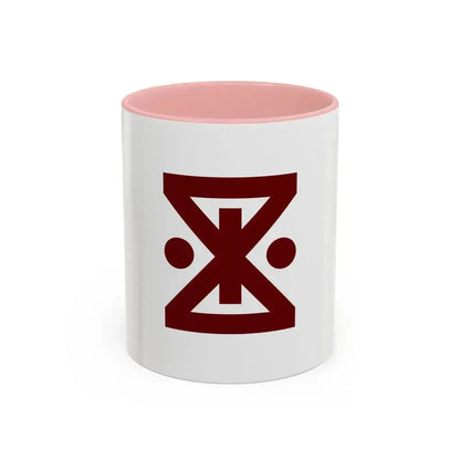 Flag of Amagasaki Hyogo Japan - Accent Coffee Mug 11oz Pink - Go Mug Yourself