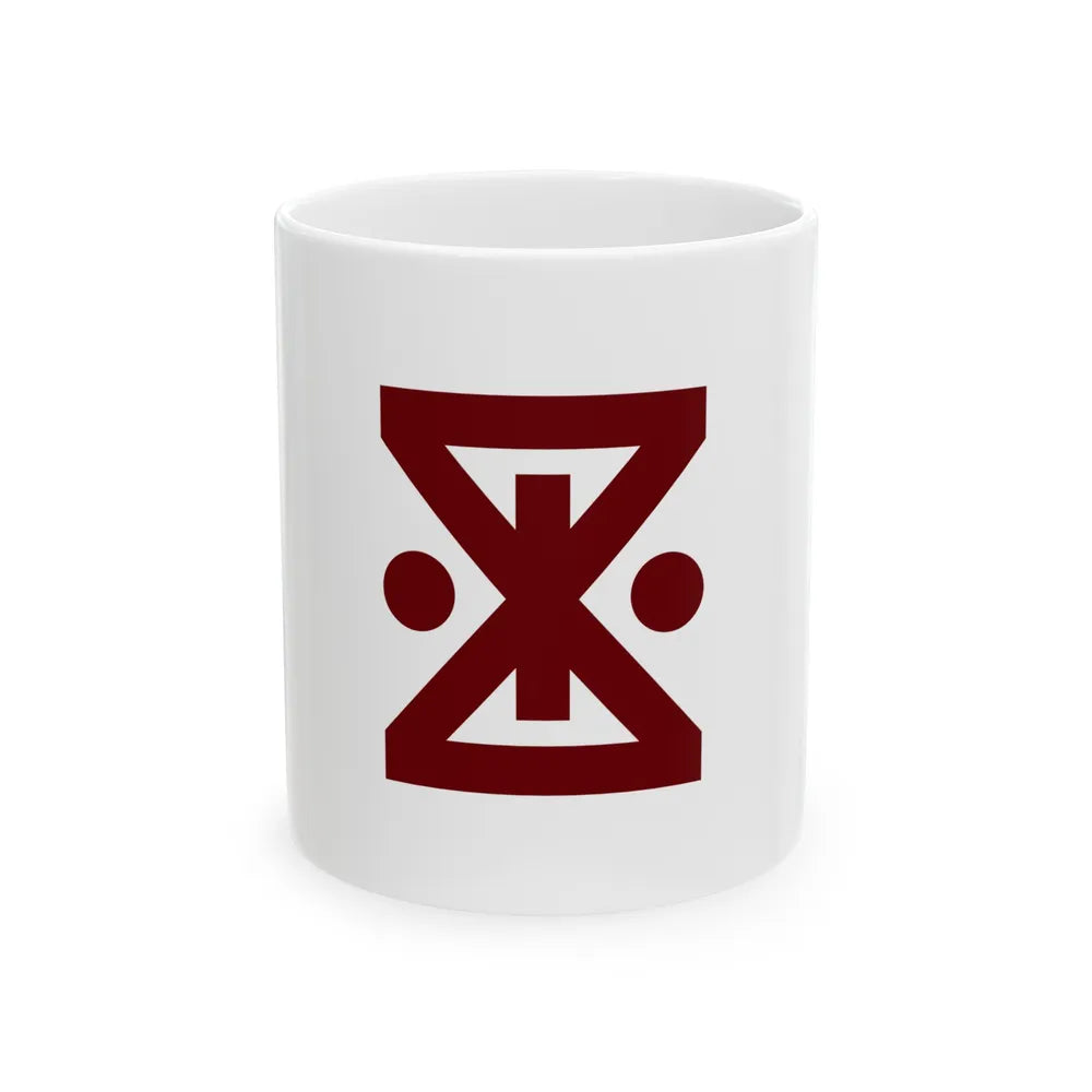 Flag of Amagasaki Hyogo Japan - White Coffee Mug-11oz-Go Mug Yourself