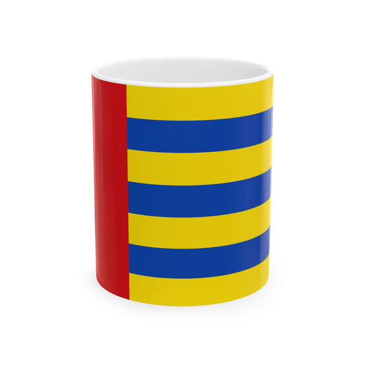 Flag of Amay (Belgium) White Coffee Mug-11oz-Go Mug Yourself