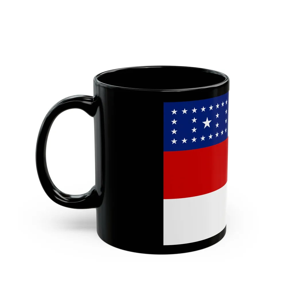 Flag of Amazonas Brazil - Black Coffee Mug-Go Mug Yourself