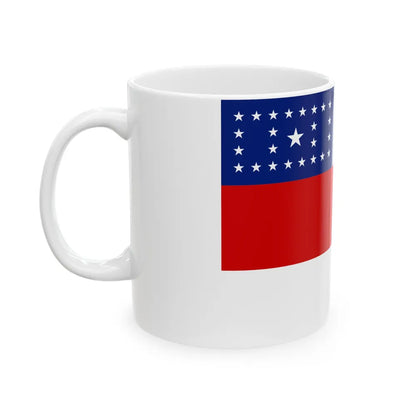 Flag of Amazonas Brazil - White Coffee Mug-Go Mug Yourself