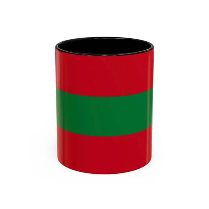 Flag of Ambato Ecuador - Accent Coffee Mug 11oz Black - Go Mug Yourself