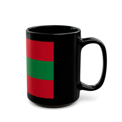 Flag of Ambato Ecuador - Black Coffee Mug-Go Mug Yourself