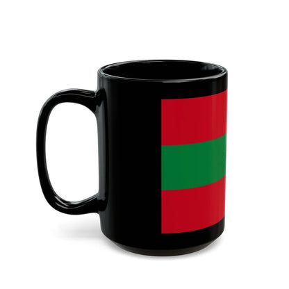 Flag of Ambato Ecuador - Black Coffee Mug-Go Mug Yourself