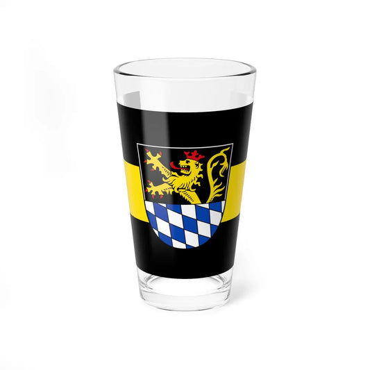 Flag of Amberg Germany - Pint Glass 16oz-16oz-Go Mug Yourself