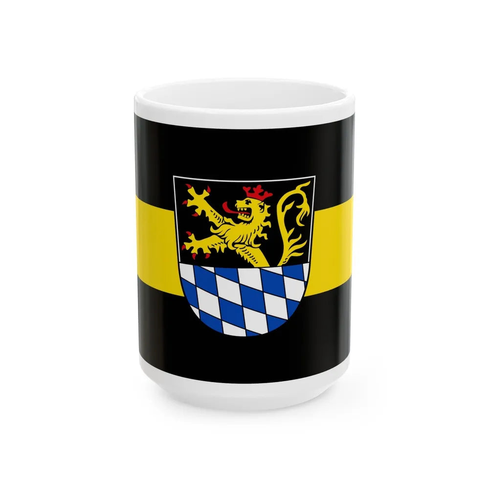 Flag of Amberg Germany - White Coffee Mug-15oz-Go Mug Yourself