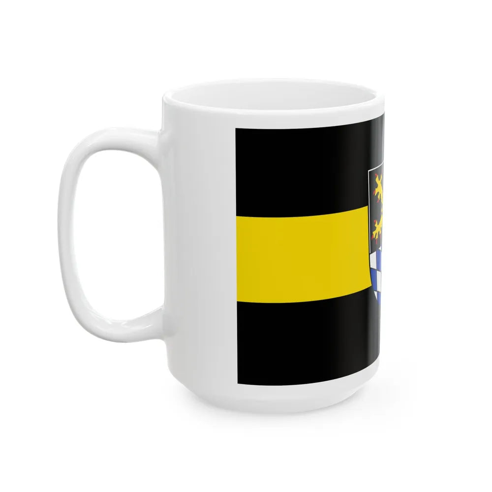 Flag of Amberg Germany - White Coffee Mug-Go Mug Yourself