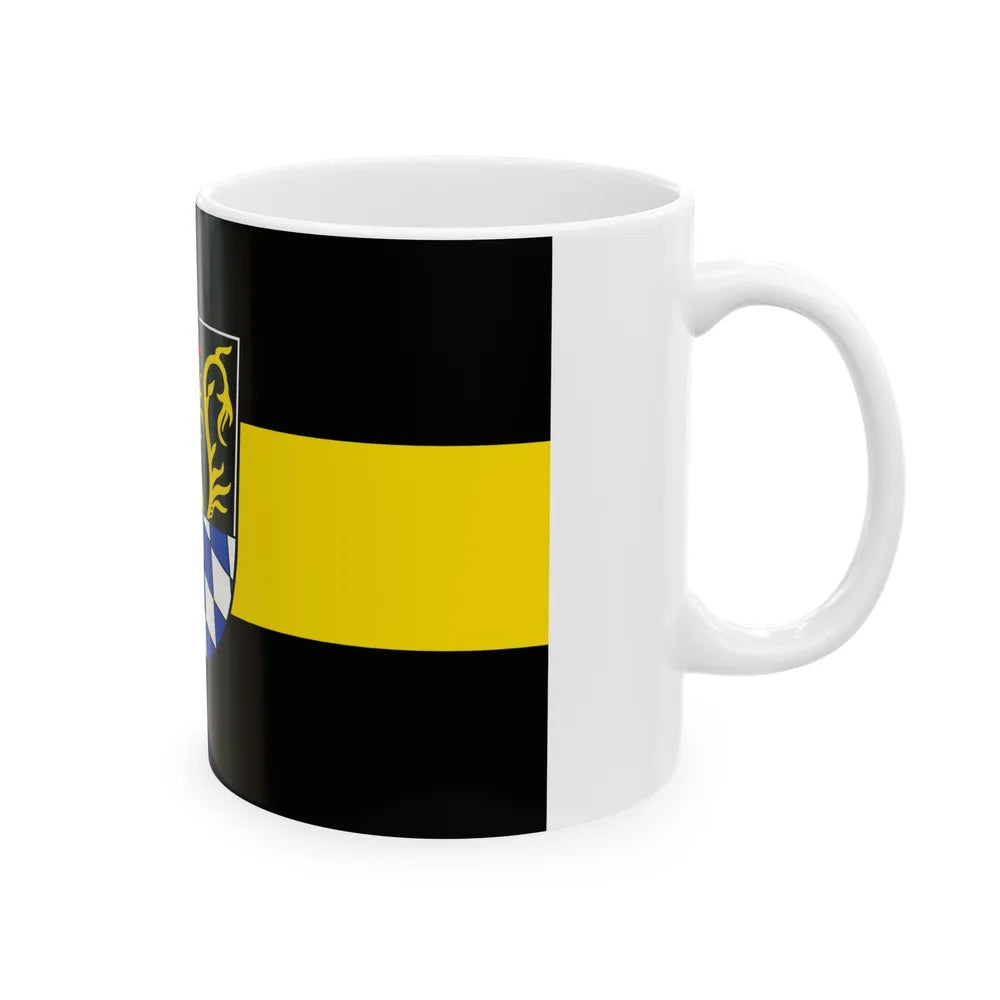 Flag of Amberg Germany - White Coffee Mug-Go Mug Yourself