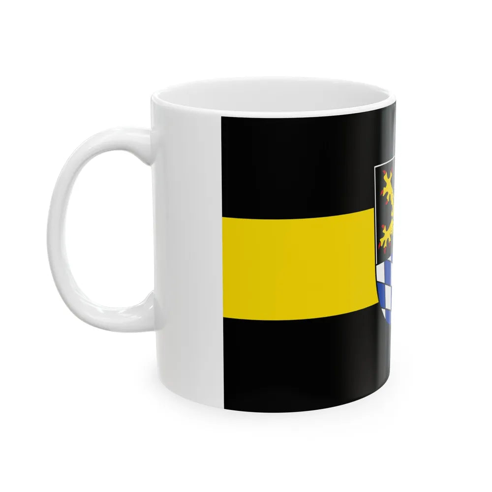 Flag of Amberg Germany - White Coffee Mug-Go Mug Yourself