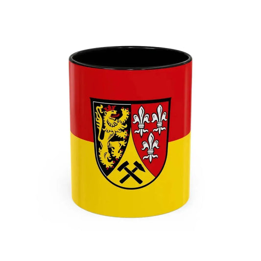 Flag of Amberg Sulzbach Germany - Accent Coffee Mug 11oz Black - Go Mug Yourself