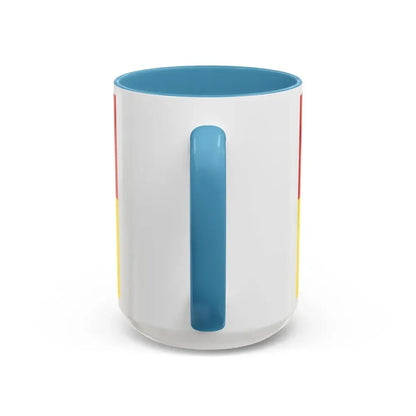 Flag of Amberg Sulzbach Germany - Accent Coffee Mug - Go Mug Yourself