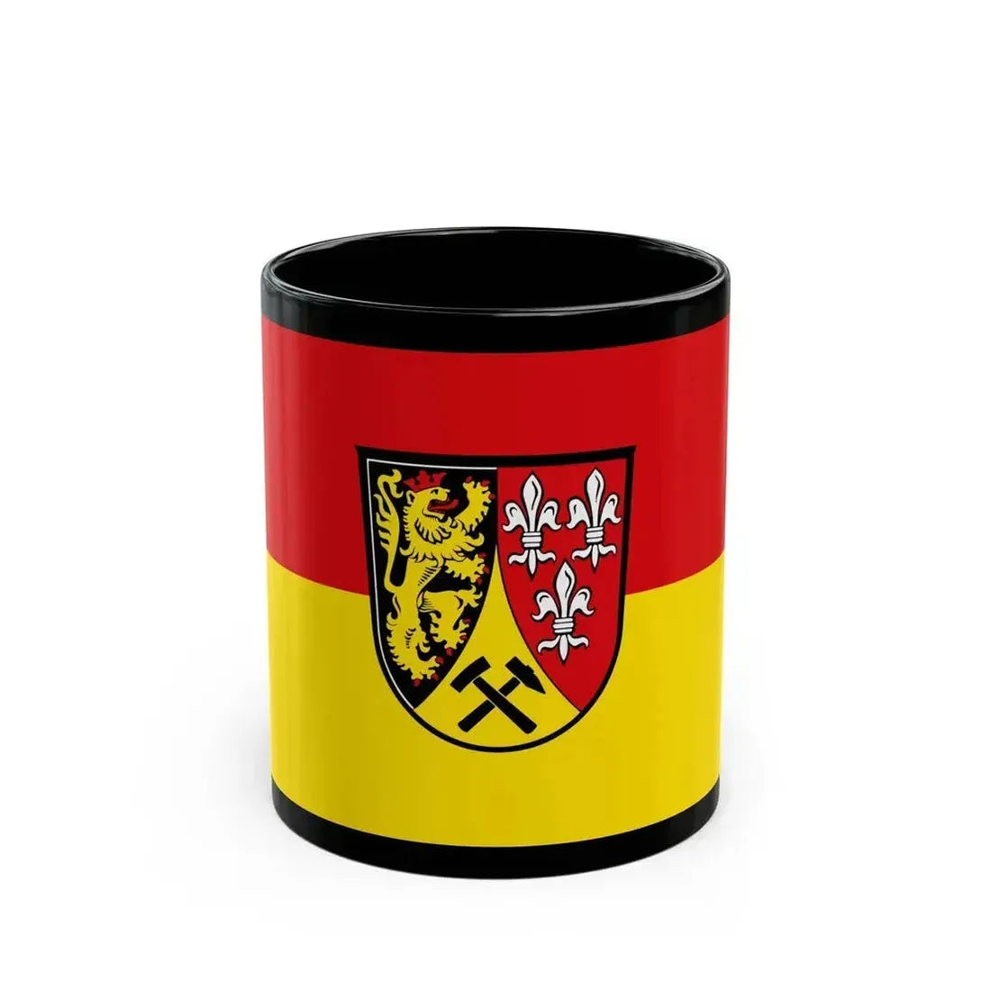 Flag of Amberg Sulzbach Germany - Black Coffee Mug 11oz - Go Mug Yourself