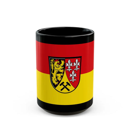 Flag of Amberg Sulzbach Germany - Black Coffee Mug-15oz-Go Mug Yourself