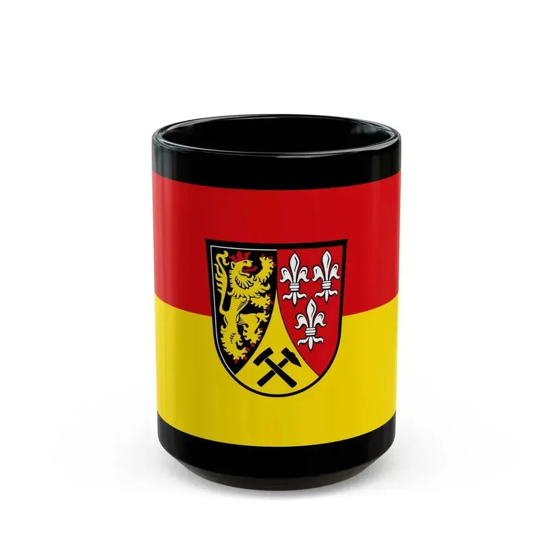 Flag of Amberg Sulzbach Germany - Black Coffee Mug 15oz - Go Mug Yourself