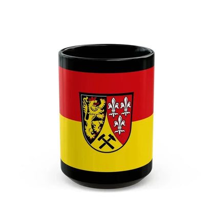 Flag of Amberg Sulzbach Germany - Black Coffee Mug 15oz - Go Mug Yourself