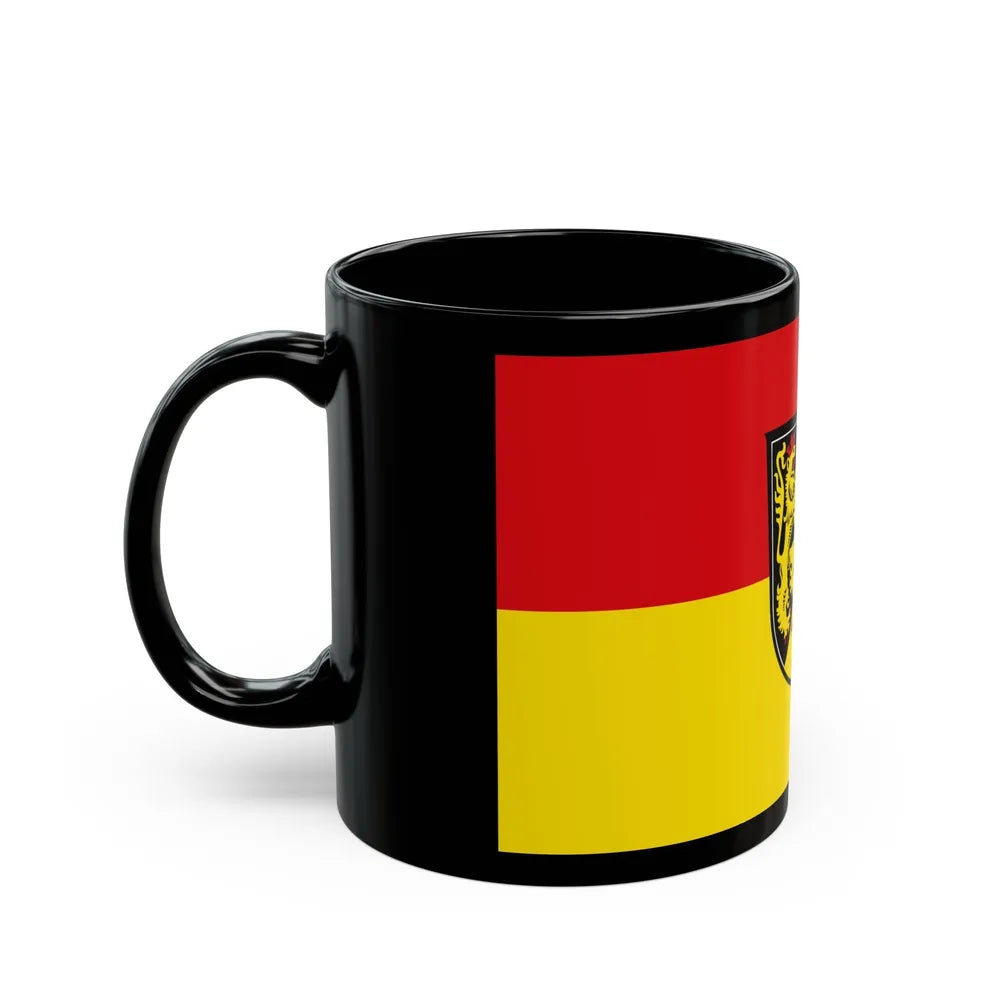 Flag of Amberg Sulzbach Germany - Black Coffee Mug-Go Mug Yourself