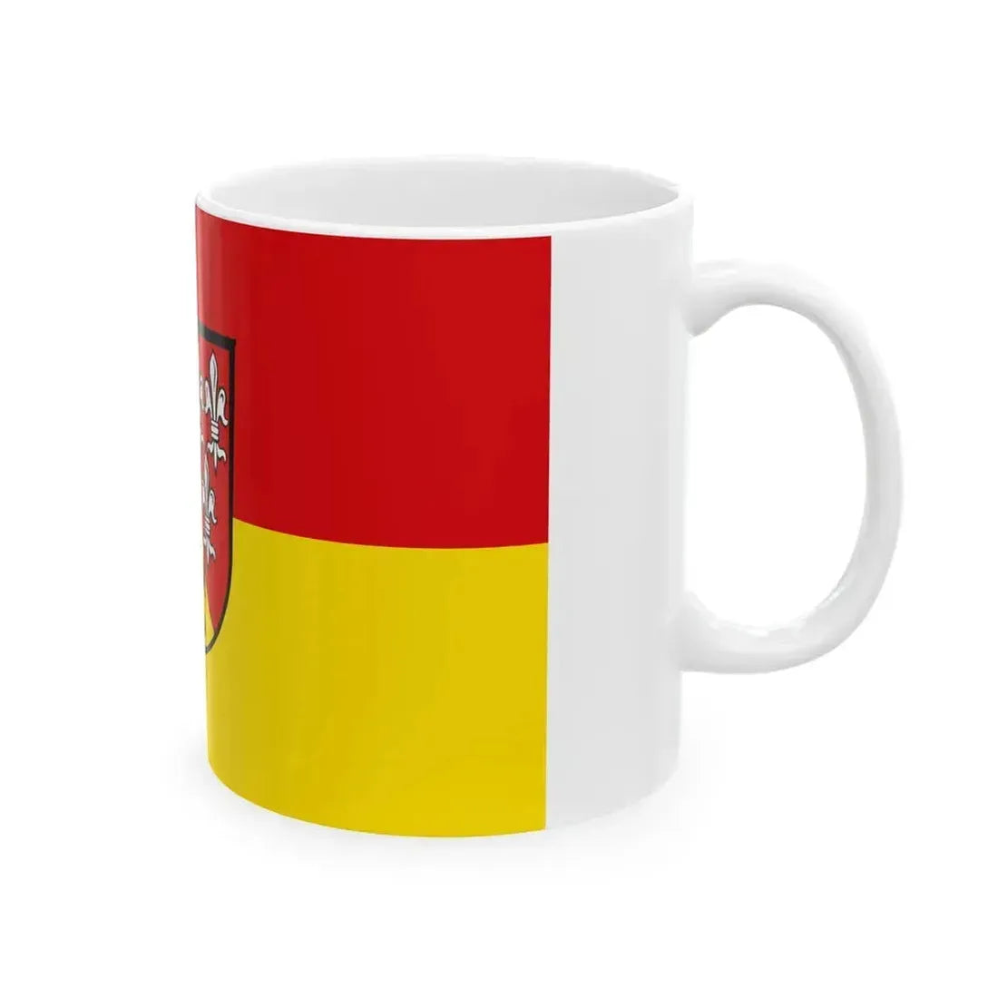 Flag of Amberg Sulzbach Germany - White Coffee Mug - Go Mug Yourself