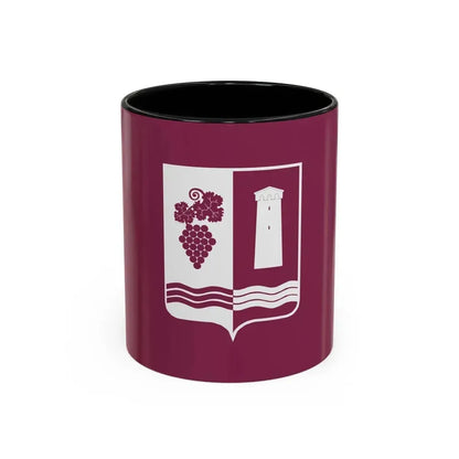 Flag of Ambrolauri Georgia - Accent Coffee Mug 11oz Black - Go Mug Yourself