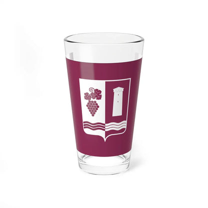 Flag of Ambrolauri Georgia - Pint Glass 16oz-16oz-Go Mug Yourself