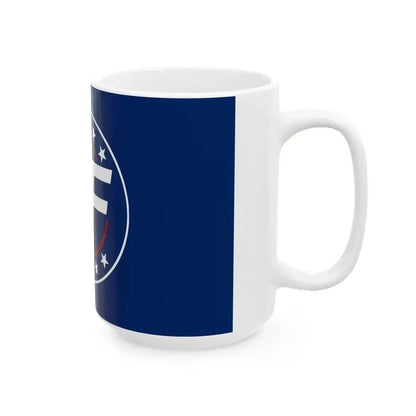 Flag of America First (United States) White Coffee Mug - Go Mug Yourself