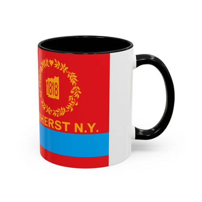 Flag of Amherst, New York - Accent Coffee Mug 11oz-Go Mug Yourself