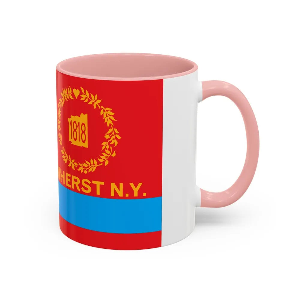 Flag of Amherst, New York - Accent Coffee Mug 11oz-Go Mug Yourself